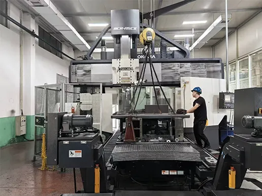 Precision measurement on CNC machining center